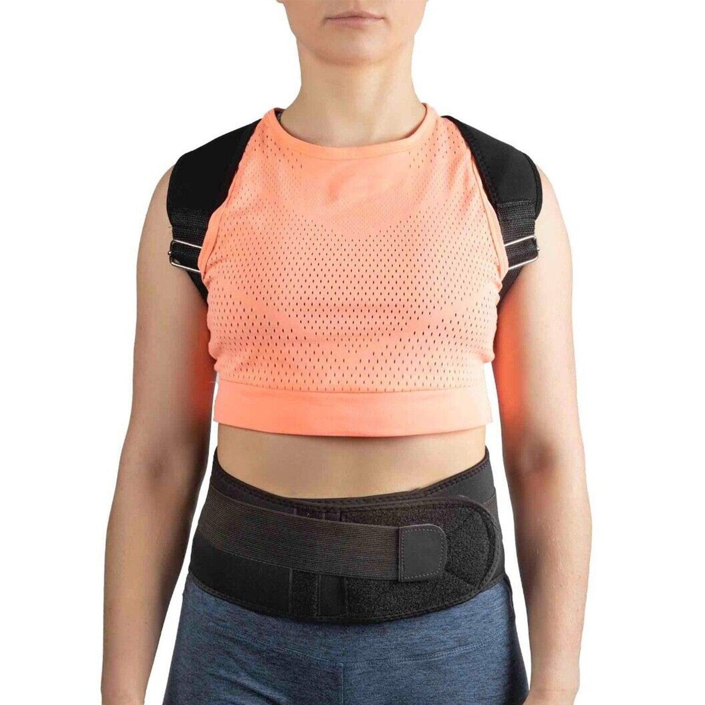 Back Brace For Posture - Magnetic Posture Corrector Adjustable Medical Clavicle Back Support Brace