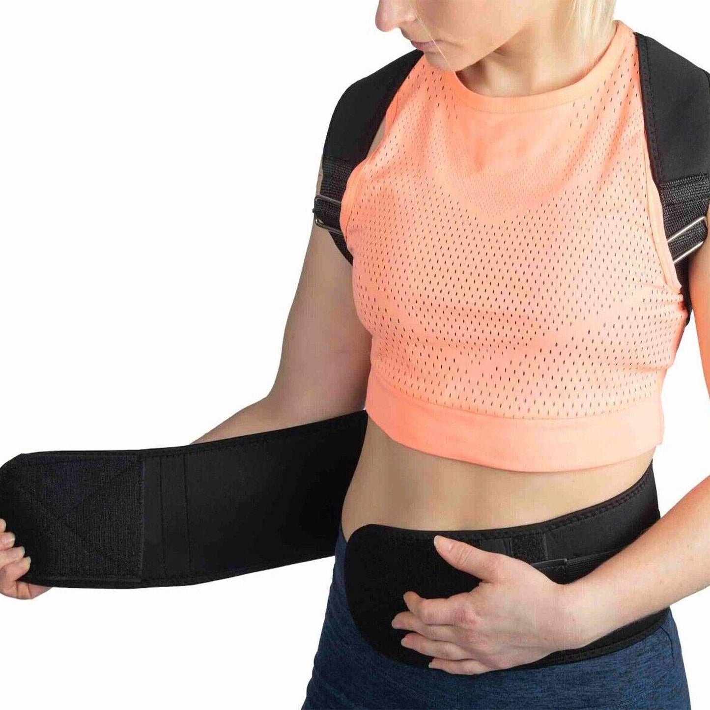 Back Brace For Posture - Magnetic Posture Corrector Adjustable Medical Clavicle Back Support Brace