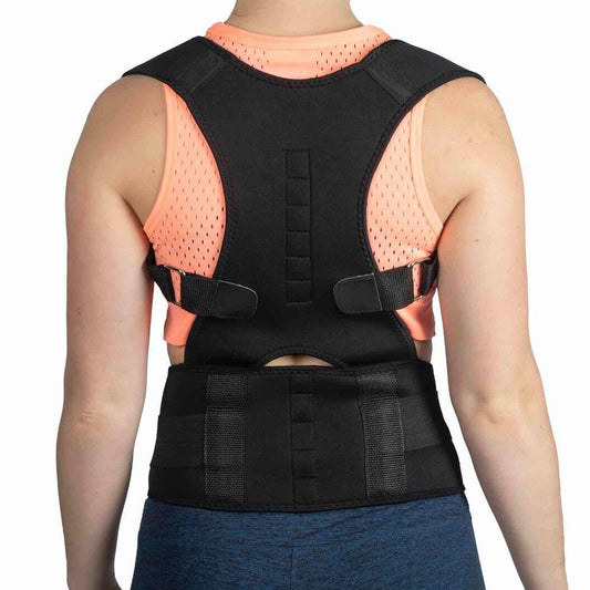 Back Brace For Posture - Magnetic Posture Corrector Adjustable Medical Clavicle Back Support Brace