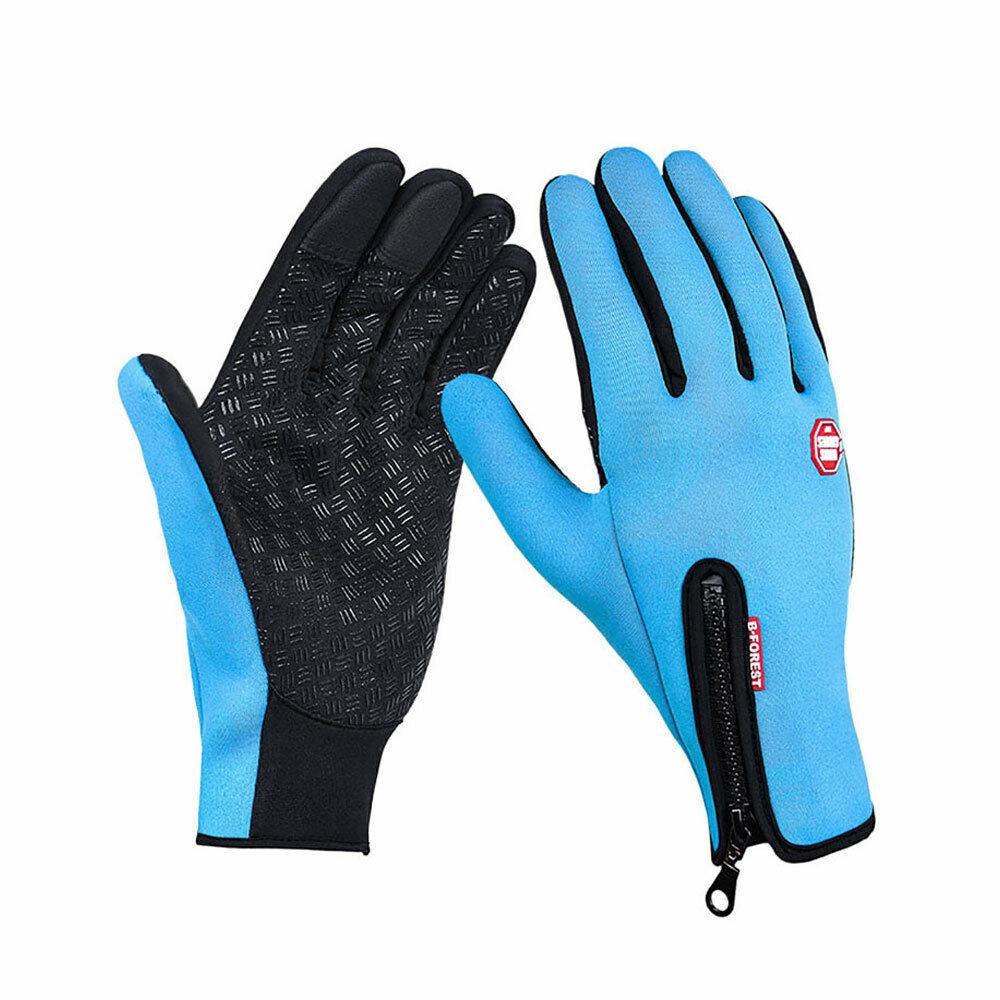 Thermal Waterproof Gloves - Winter Warm Windproof Fleece Lined Thermal Touch Screen Gloves