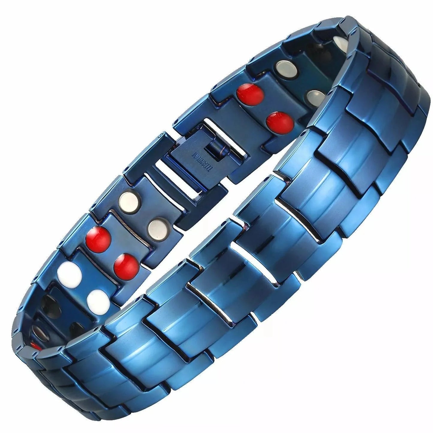 Magnetic Bracelet - Titanium Double Row Bio 4in1 Magnetic Bracelet | Arthritis Pain Relief