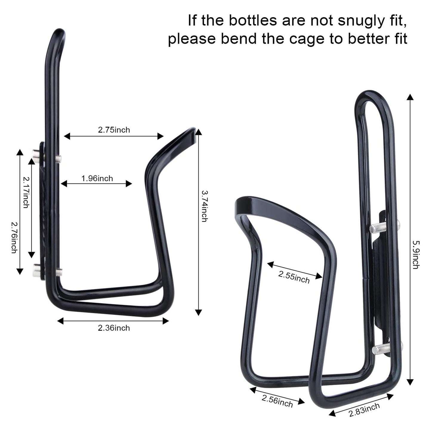 Bottle Holders for Bikes - Aluminum Bicycle Water Bottle Cage