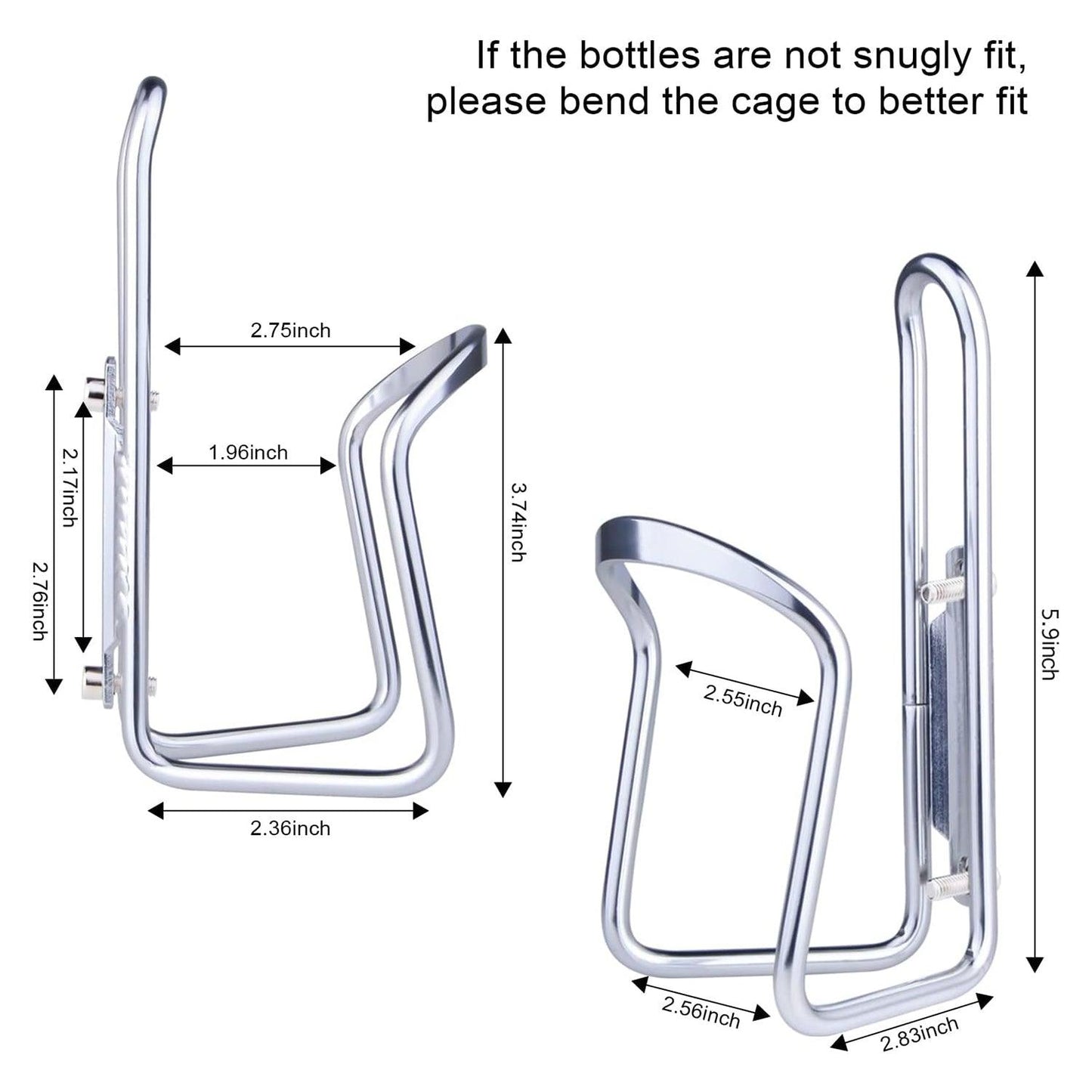 Bottle Holders for Bikes - Aluminum Bicycle Water Bottle Cage