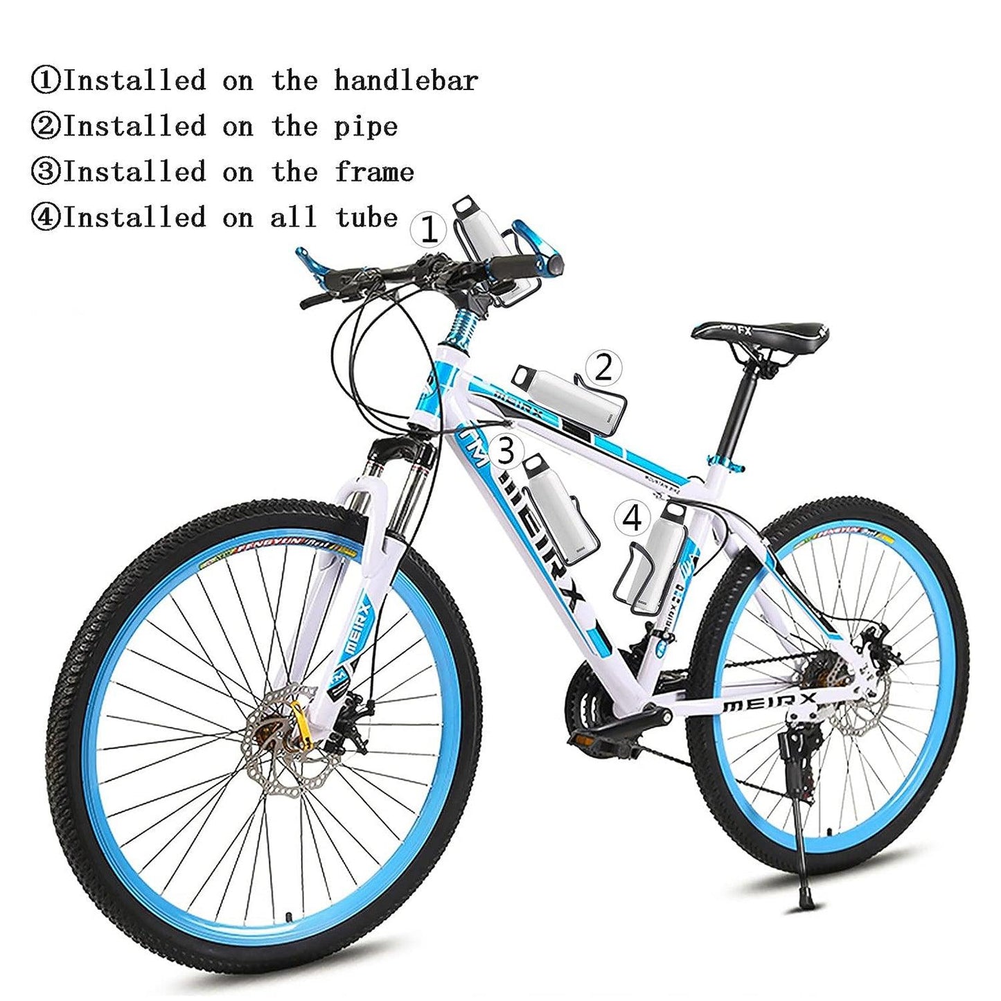 Bottle Holders for Bikes - Aluminum Bicycle Water Bottle Cage