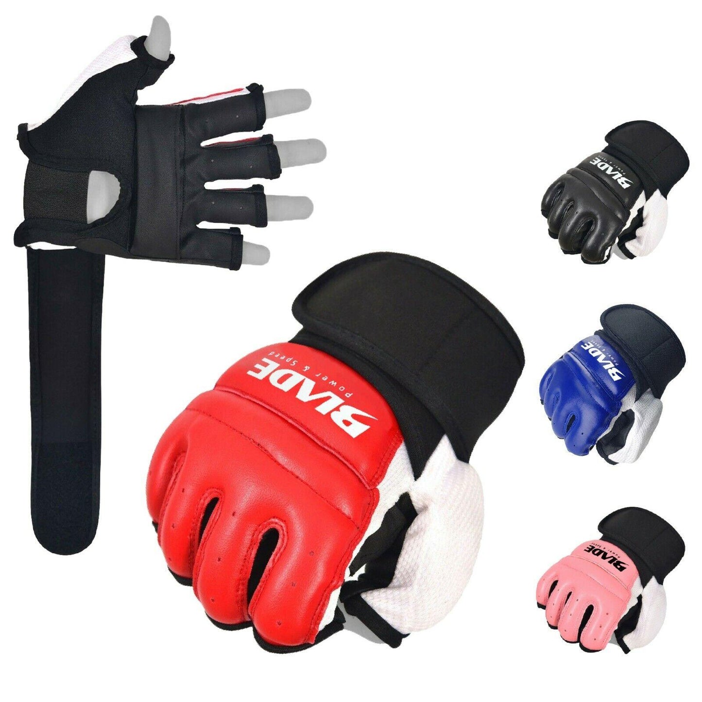 Boxing Gloves for Training -  MMA Gloves Leather Taekwondo Martial Arts Punch Bag Boxing Gloves