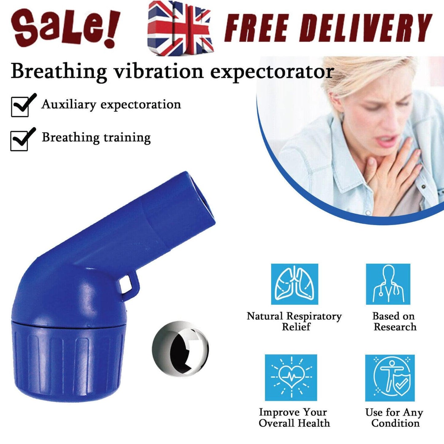 Lung Exerciser Device - Naturally Clear Mucus with The Breathing Exerciser Device Perfect Treatment Aid