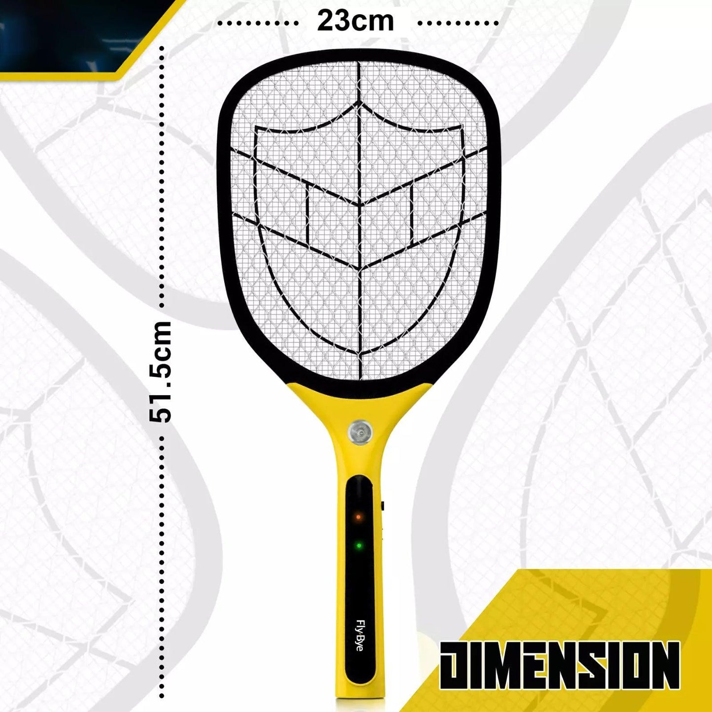 Fly Zapping Racket -  Bug Zapper Racket Fly Swatter Mosquito Bat Wasp Electric Insect Pest Killer USB