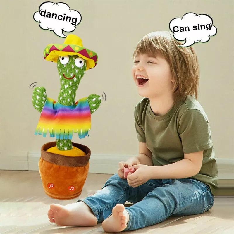Dancing Cactus Toy - Singing Cactus Repeat What You Say Talking Cactus Toy for Children