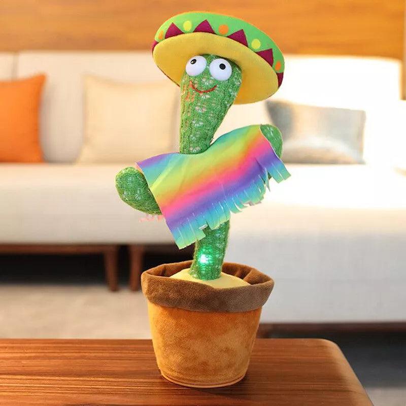 Dancing Cactus Toy - Singing Cactus Repeat What You Say Talking Cactus Toy for Children