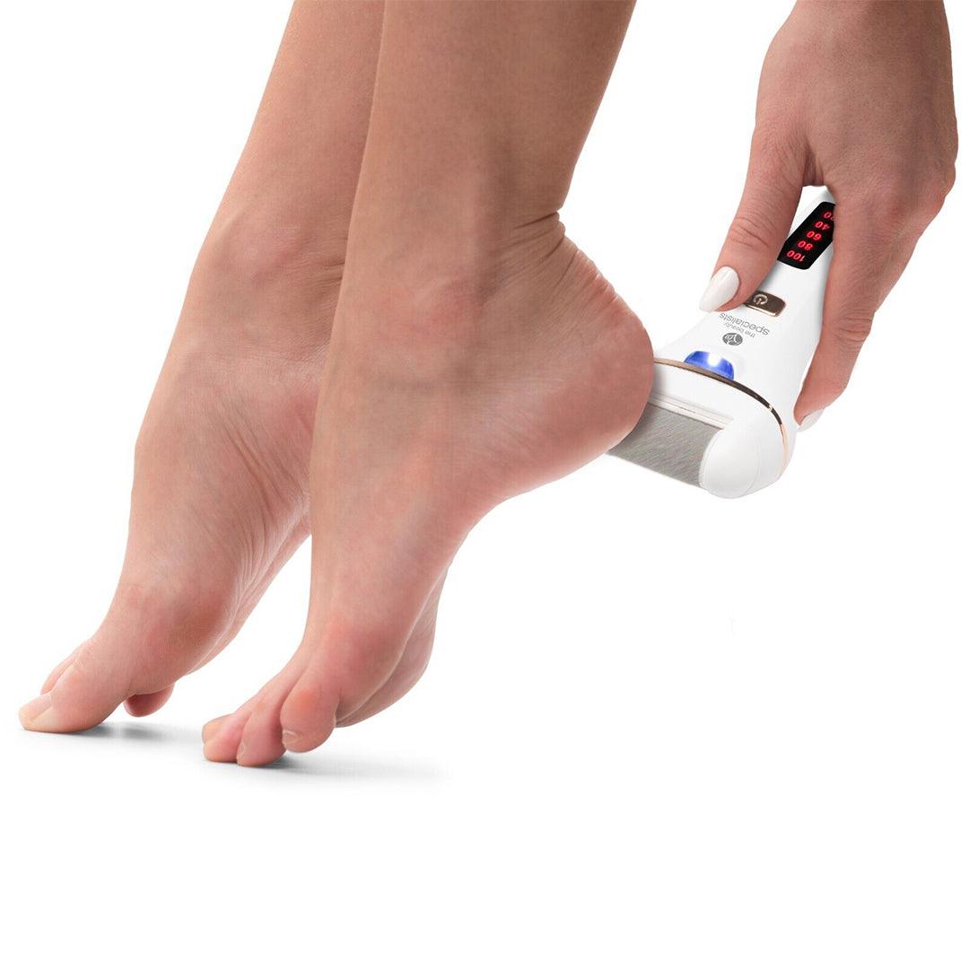 Hard Skin Remover for Feet - Smooth 60 Second Pedi Foot File Electric Rechargeable Hard Skin Remover