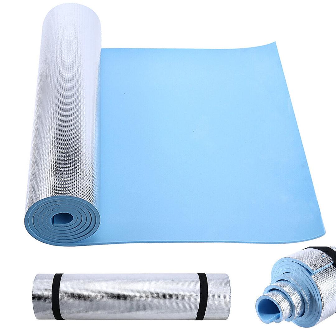 Camping Sleep Mats - Camping Mat Roll Up Foil Mat Waterproof Eva Foam Yoga Insulated Sleeping Tent
