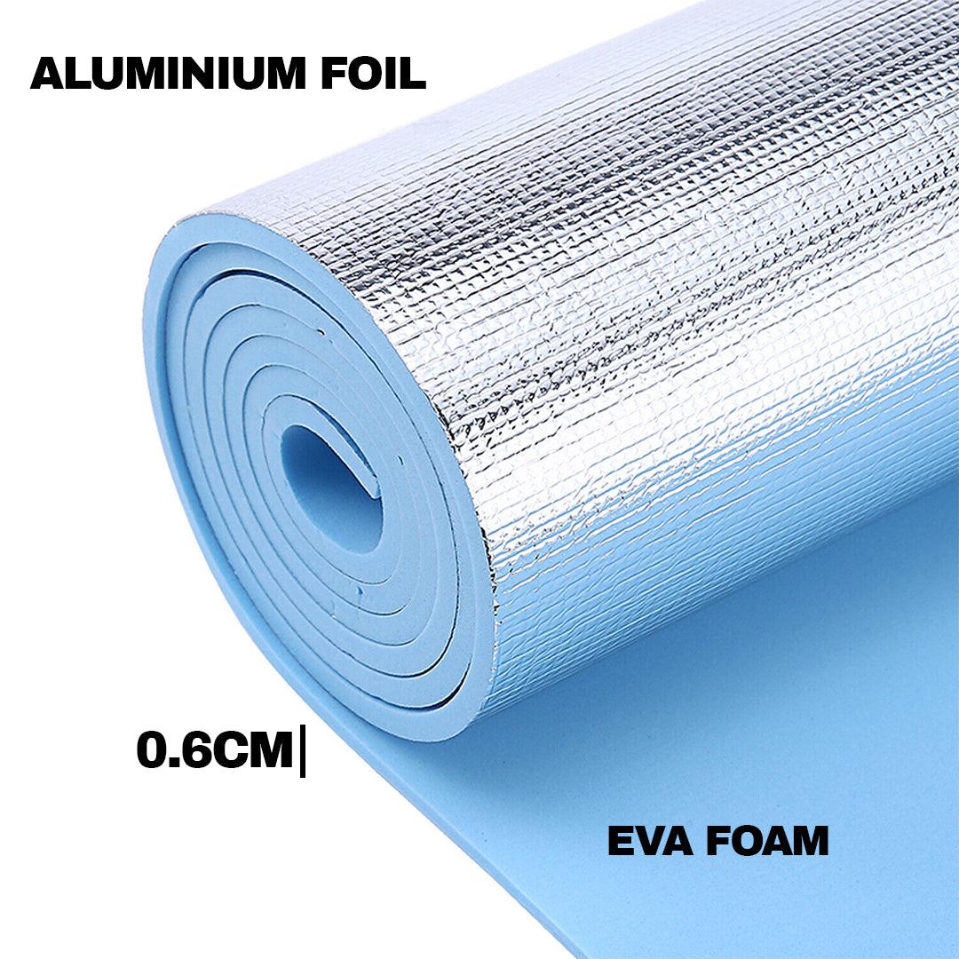 Camping Sleep Mats - Camping Mat Roll Up Foil Mat Waterproof Eva Foam Yoga Insulated Sleeping Tent
