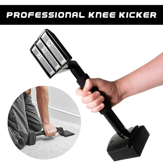 Knee Kick Carpet Stretcher - Professional Knee Kicker and Carpet Stretcher Fitters Gripper Tool