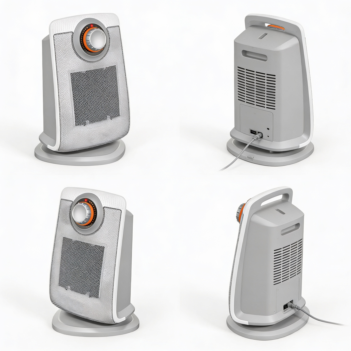 Ceramic Fan Heater – Electric Bathroom Ceramic Space Heater with Fan