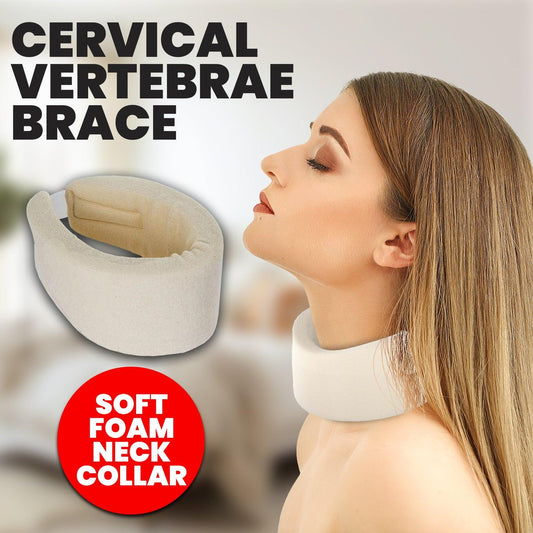 Soft Neck Collar - Medium 14-16"/35-40cm Foam Neck Collar Cervical Whiplash/vertebrae Brace