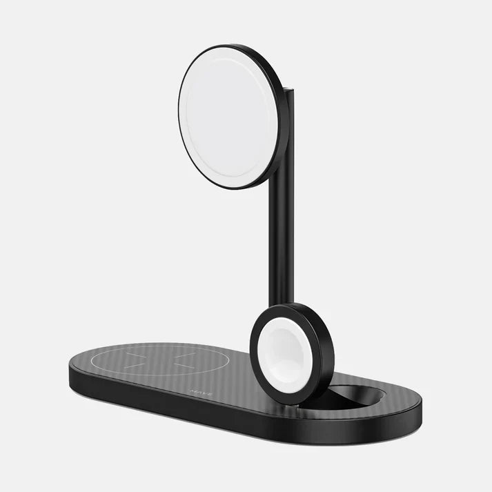 3-in-1 Wireless Charging Stand – Fast Magnetic Charger for Phone, Watch & Earbuds