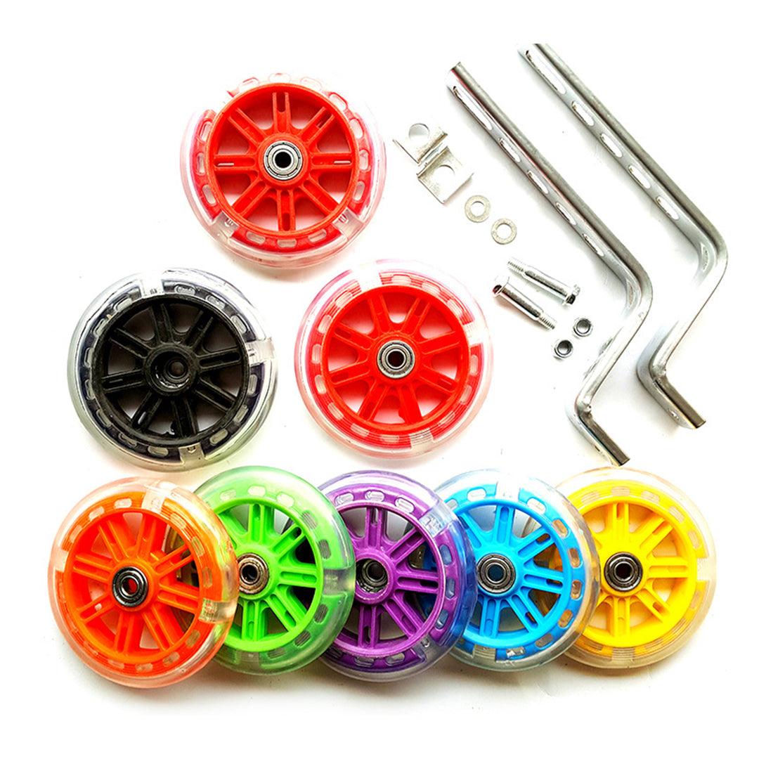 Halfords Bike Stabilisers - LED Flash Children Bicycle Stabilisers Kids Training Cycle Wheel For 12-20" Bike