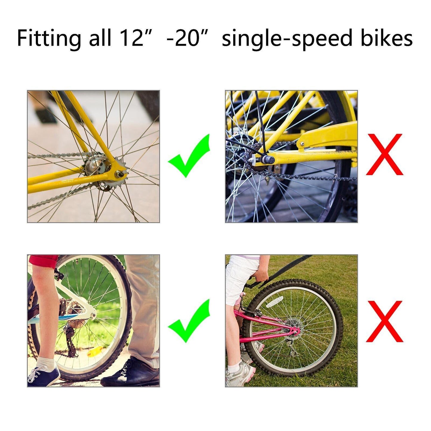 Halfords Bike Stabilisers - LED Flash Children Bicycle Stabilisers Kids Training Cycle Wheel For 12-20" Bike