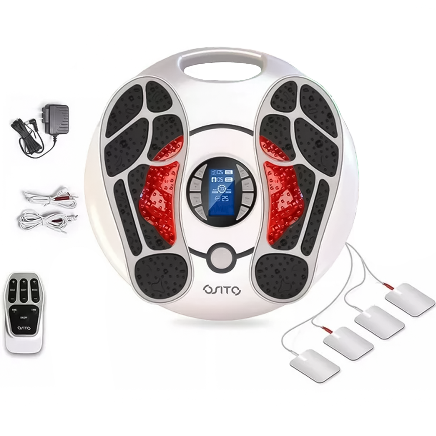 Circulation Foot Massager – EMS & TENS Electric Foot Stimulator for Pain Relief & Blood Flow