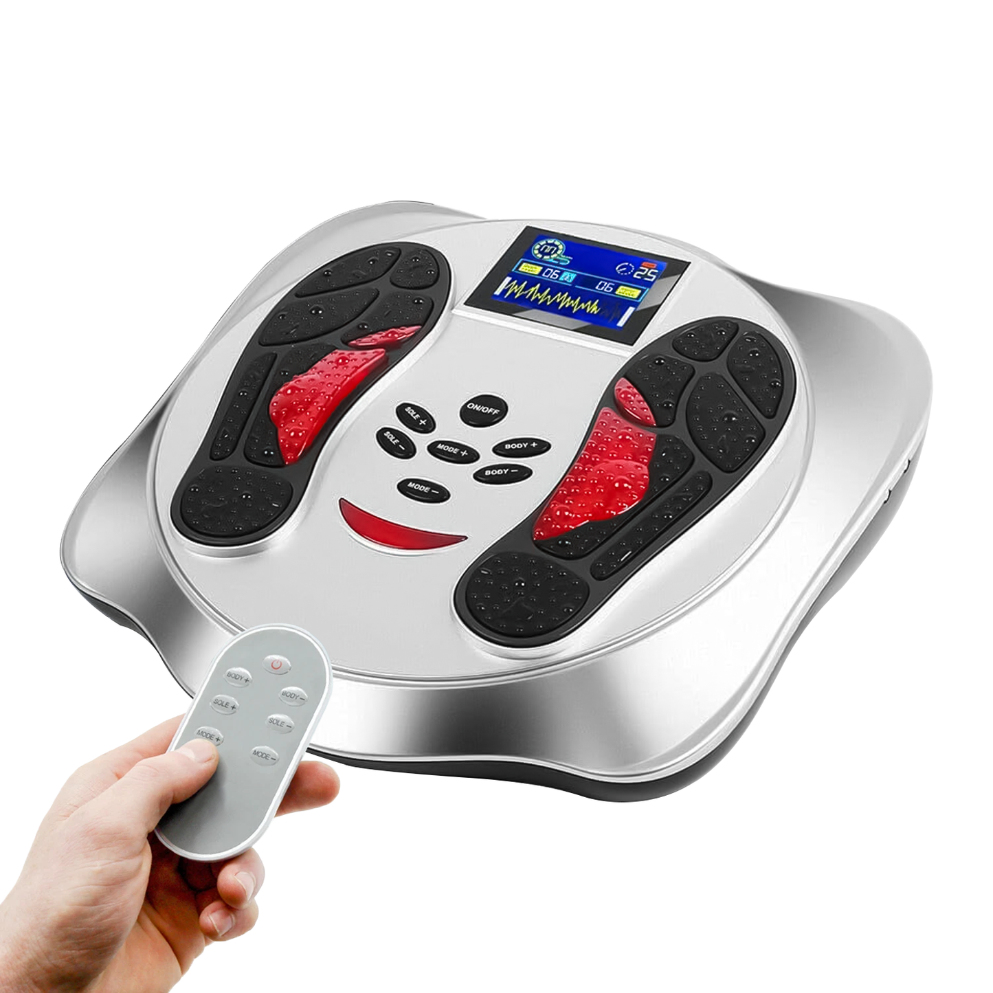 Circulation Foot Massager – EMS & TENS Electric Foot Stimulator for Pain Relief & Blood Flow