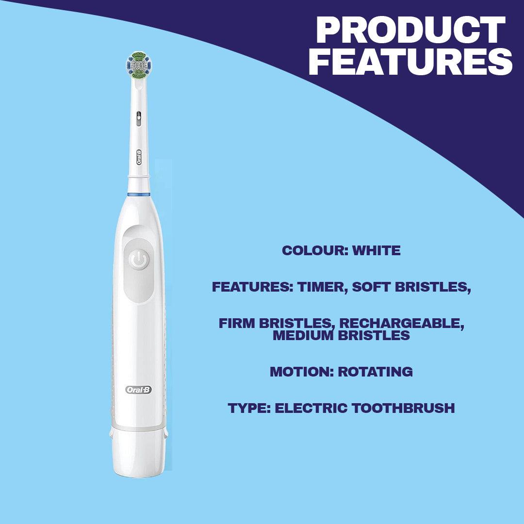 Best Oral-B Electric Toothbrush - Braun Oral-B Precision Clean Electric Toothbrush Comes With 4x pcs Brush Heads