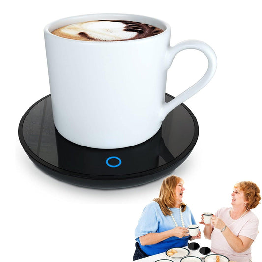Coffee Mug Warmer - Cup Warmer with 2 Temperature Settings Smart Tea Warmer Portable Beverage Warmer Drink Warmer for Office丨Desk丨Cocoa丨Coffee丨Tea丨Milk丨Hot Drinks