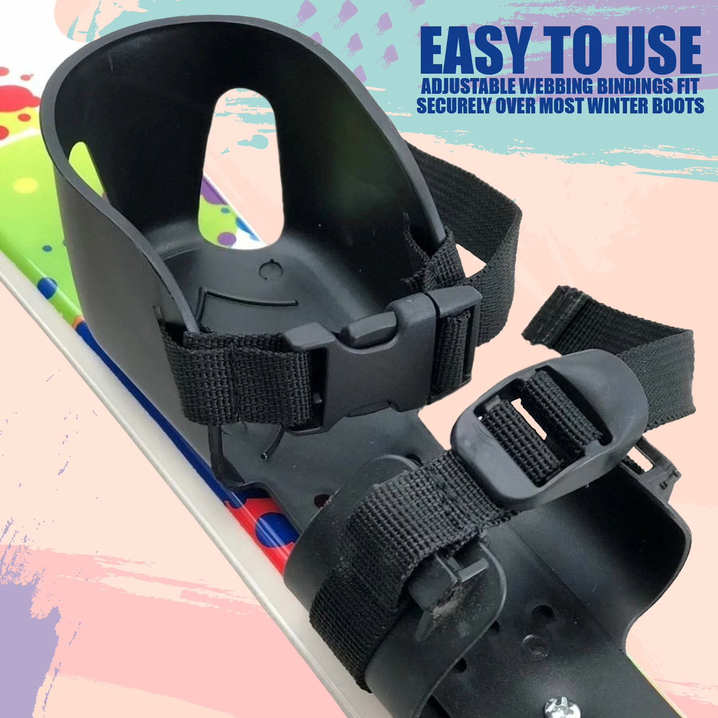 Snow Skis with Poles – Complete Ski Set for Kids Winter Sports Equipment