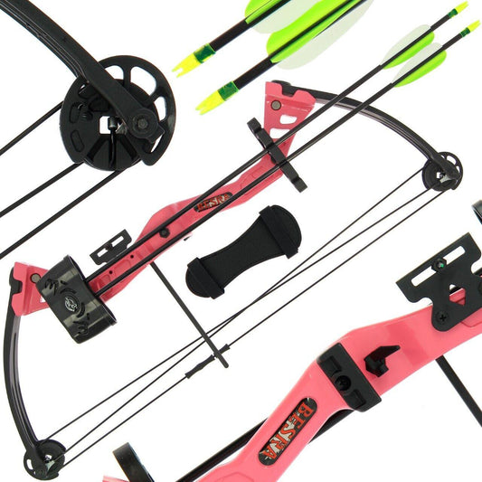 Archery Kit for Adults - 15-29lbs Compound Archery Bow & Arrow Set Adjustable Draw Power Adults Youths