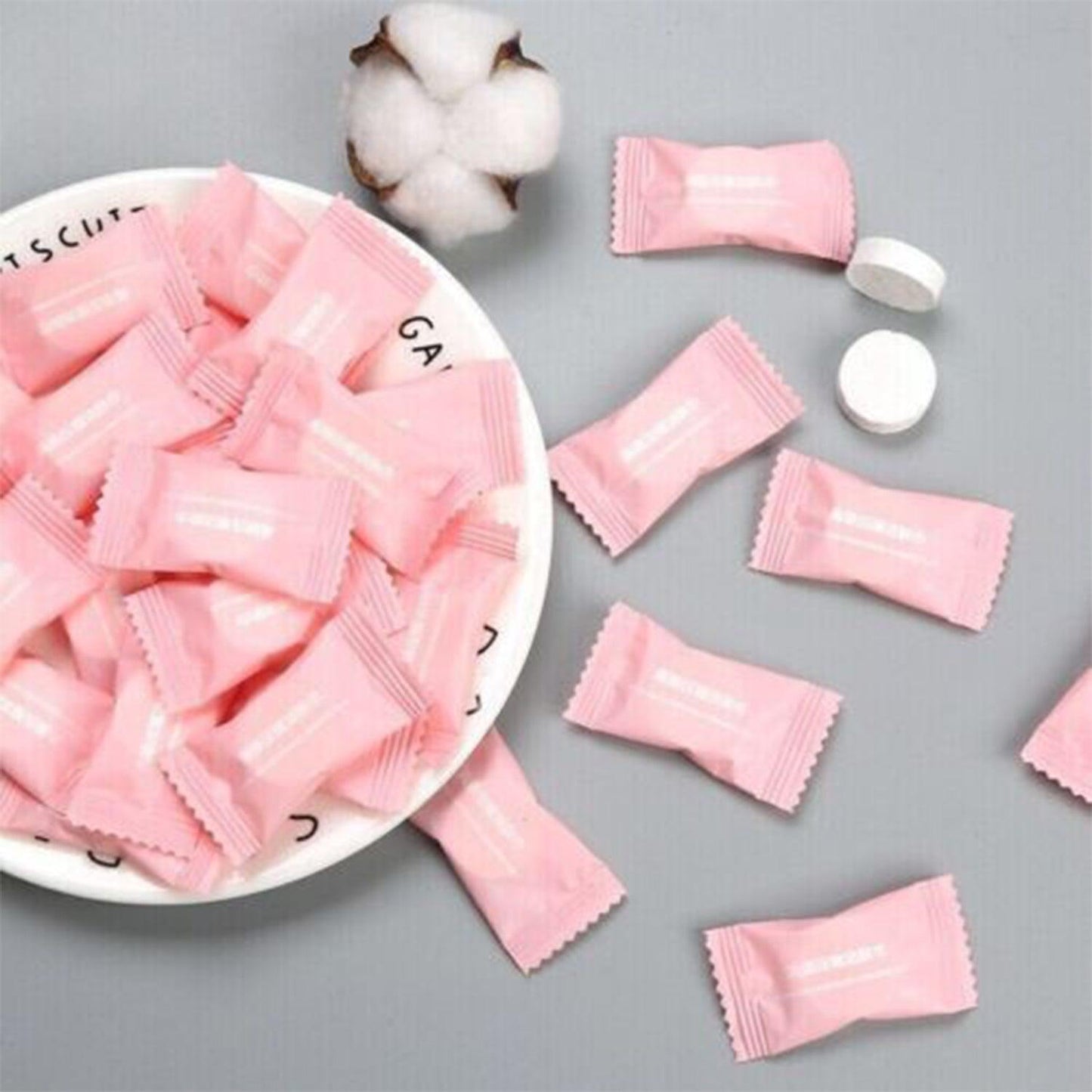 Compressed Towel Tablets - 100 Pcs Portable Magic Towel Disposable Compressed Travel Towel