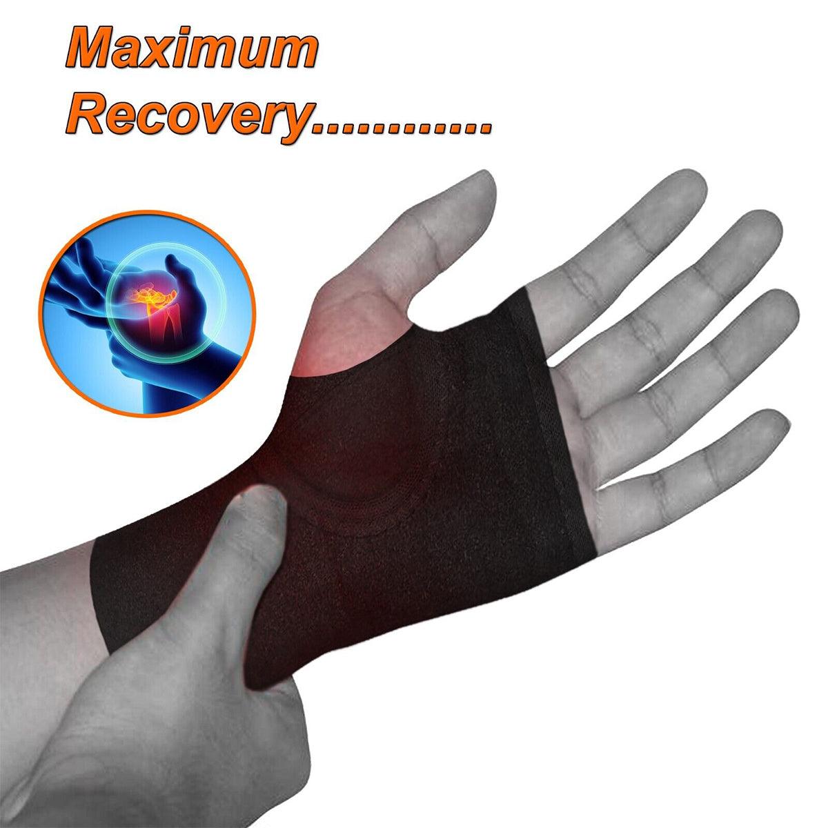 Compression Wrapping Wrist - Wrist Brace Support Adjustable Carpal Tunnel Splint Arthritis Pain Straps