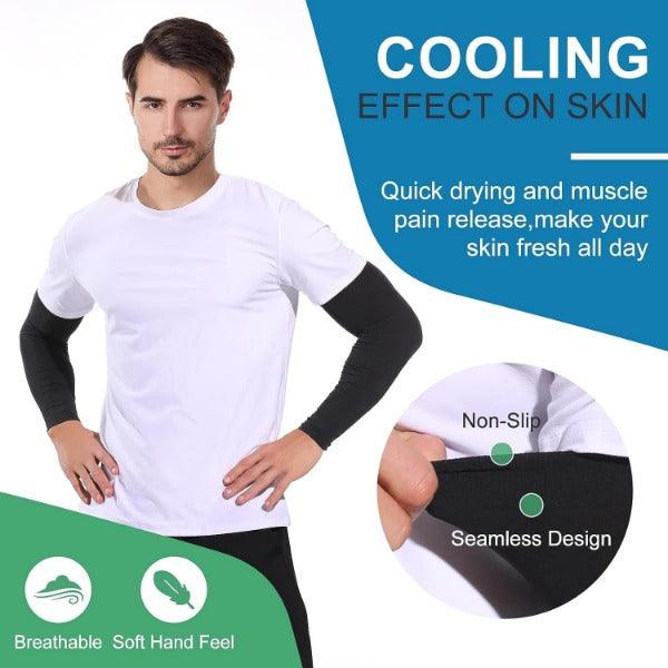 UV Protection Arm Sleeves - Breathable Sun Arm Sleeves, for Summer Sport Running Cycling Climbing Driving Golf