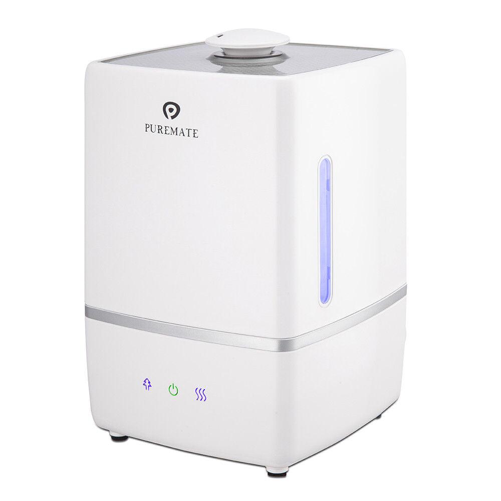 Cold Mist Humidifier - Auto Shut-Off Ultrasonic Cool & Warm Mist Humidifier with Ioniser and Aroma Diffuser Tray