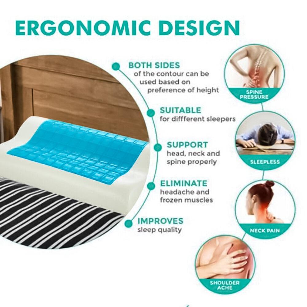 Cool Pillows UK - Memory Foam Pillows for Head Neck Back Body