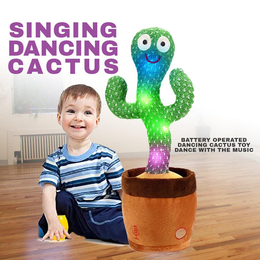 Dancing Cactus Toy - Singing Cactus Repeat What You Say Talking Cactus Toy for Children