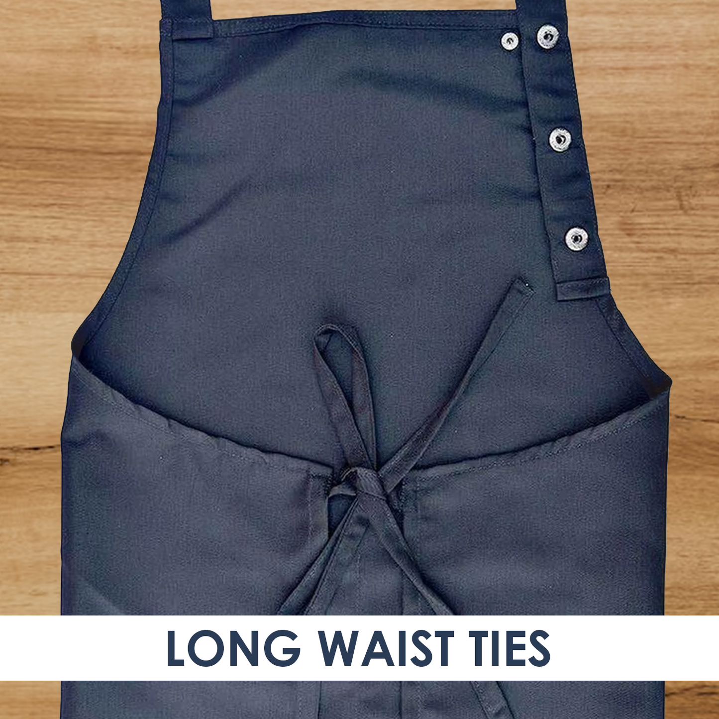 Denim Chef Apron - Canvas Pockets Apron for Kitchen Cooking BBQ Crafts Baking