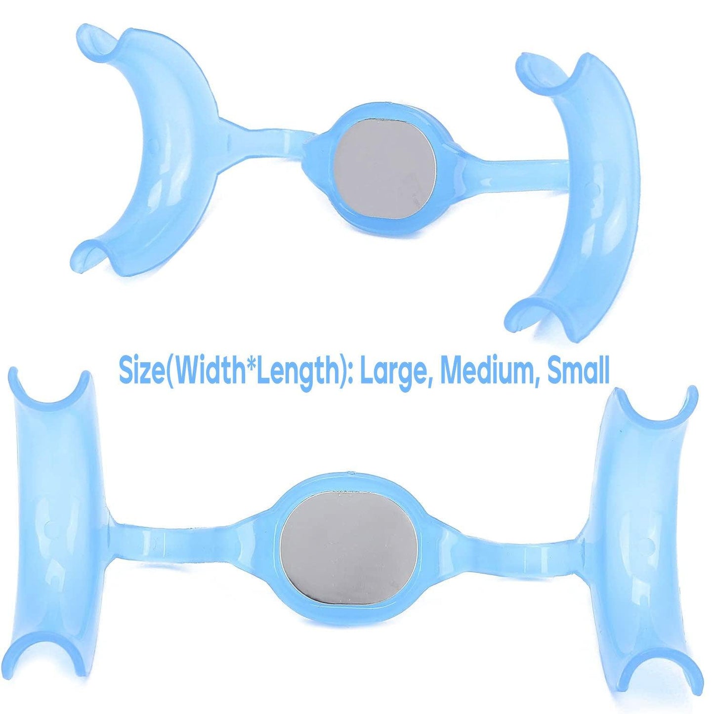 Cheek Retractors Dental - Mouth Opener 10pcs M Shape Blue Cheek Retractor Dental Mouth Opener Orthodontic Mouth Prop Opener Dental Treatment Kit