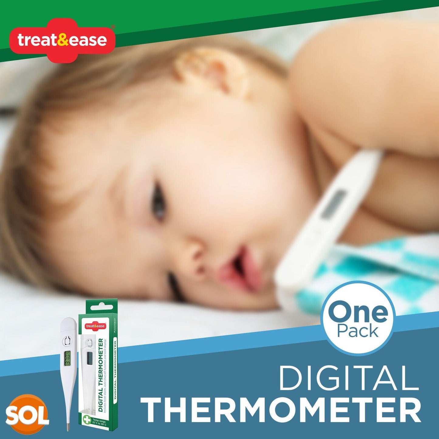 Best Digital Thermometer UK -  Baby Adult Oral Ear Body Arm Fever