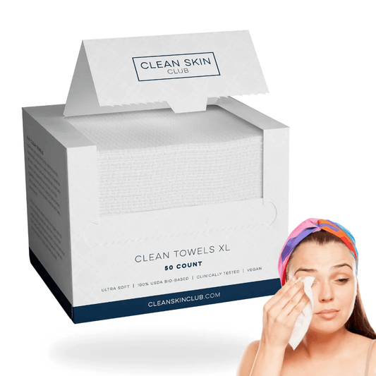 Disposable Face Towels - 100% USDA Biobased Face Towel 100pcs Makeup Towel