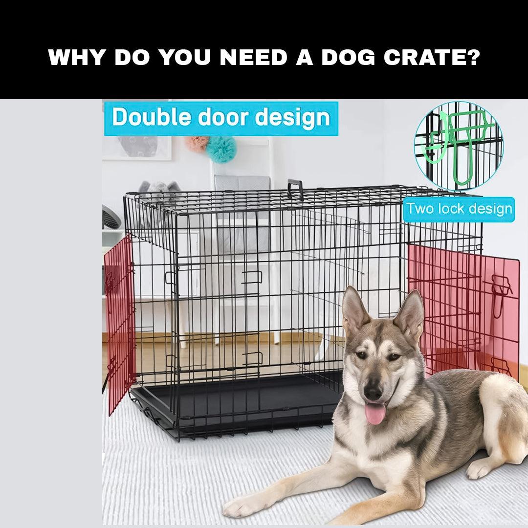 Metal Cages for Dogs - Dog Cage Puppy Pet Crate Carrier