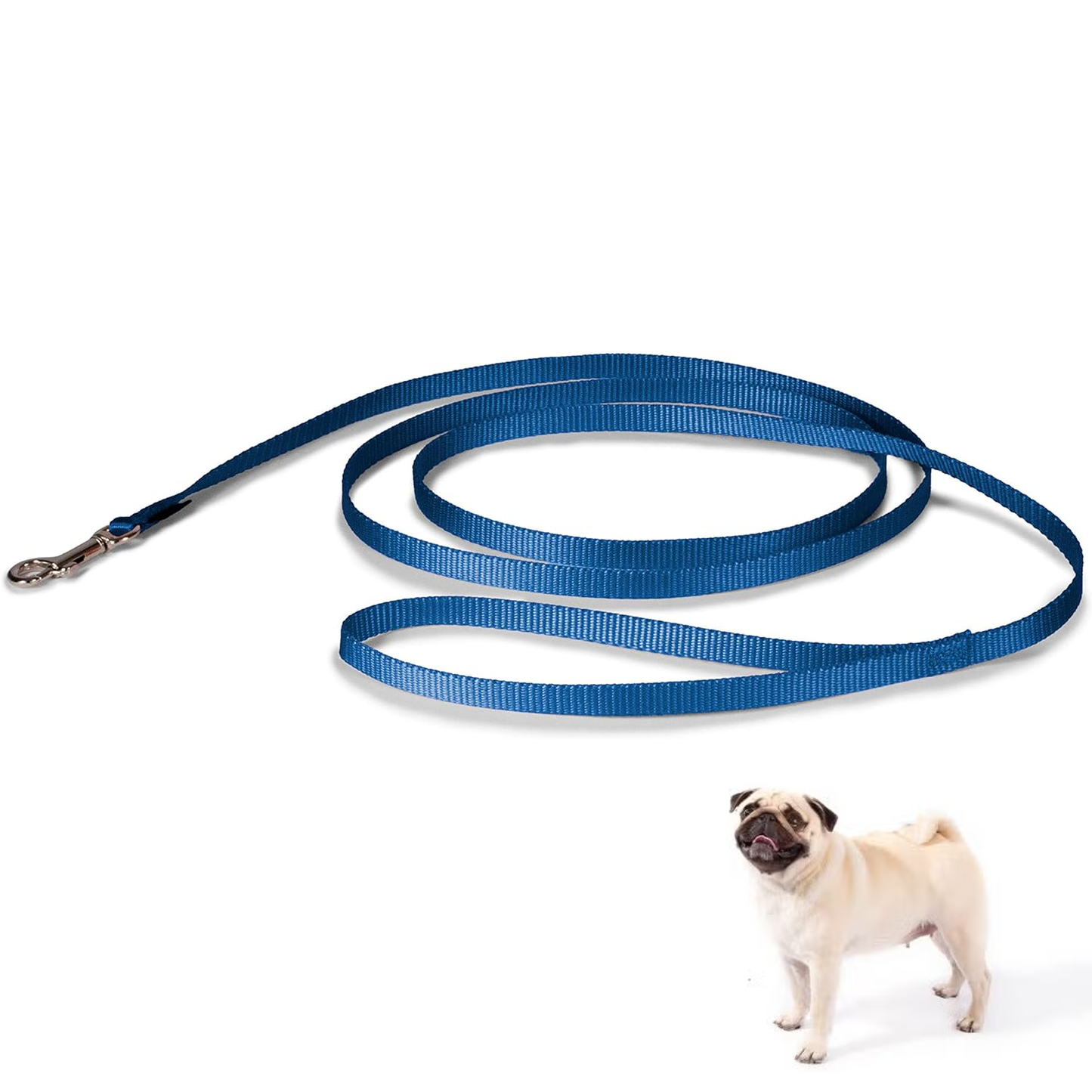 Dog Running Leash - 45" Puppy Small Dog Walking Lead 13mm Wide Strong Durable Webbing