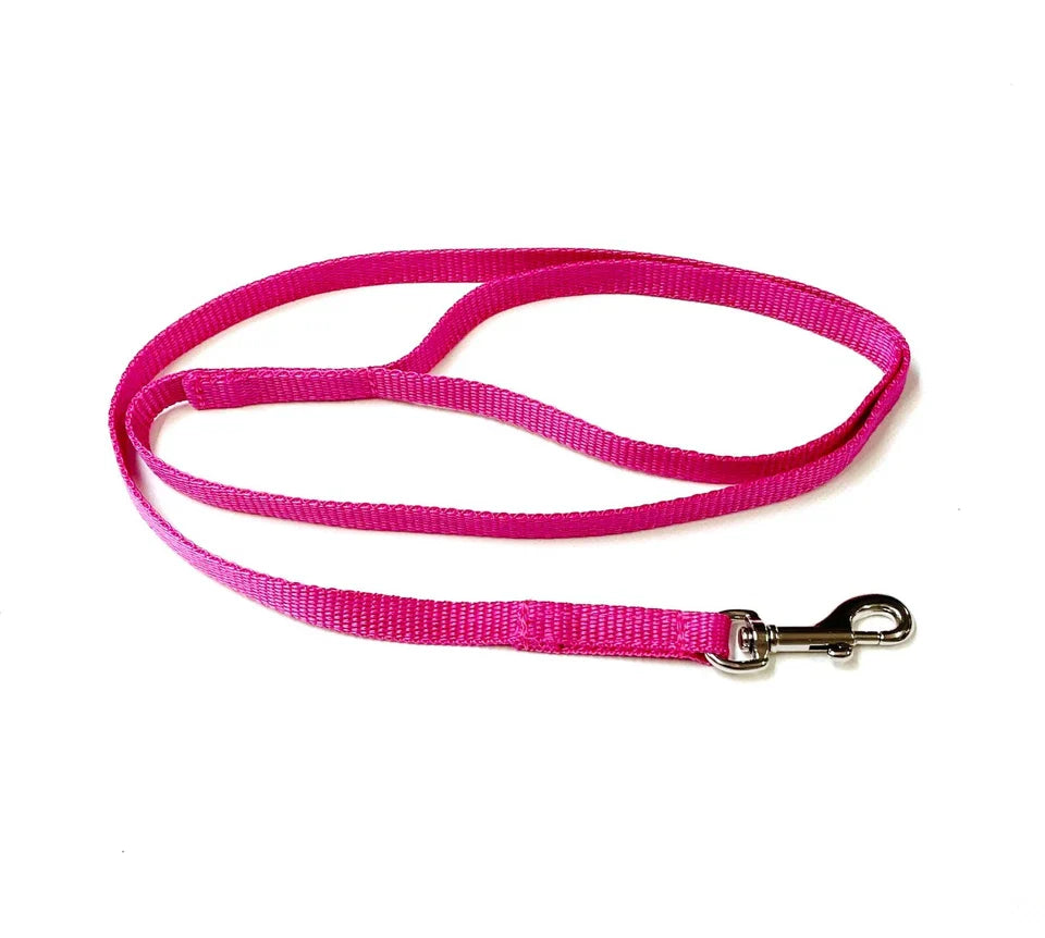 Dog Running Leash - 45" Puppy Small Dog Walking Lead 13mm Wide Strong Durable Webbing