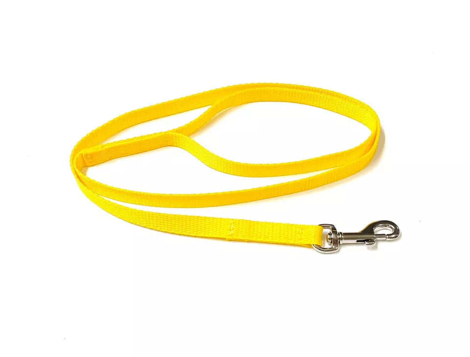 Dog Running Leash - 45" Puppy Small Dog Walking Lead 13mm Wide Strong Durable Webbing