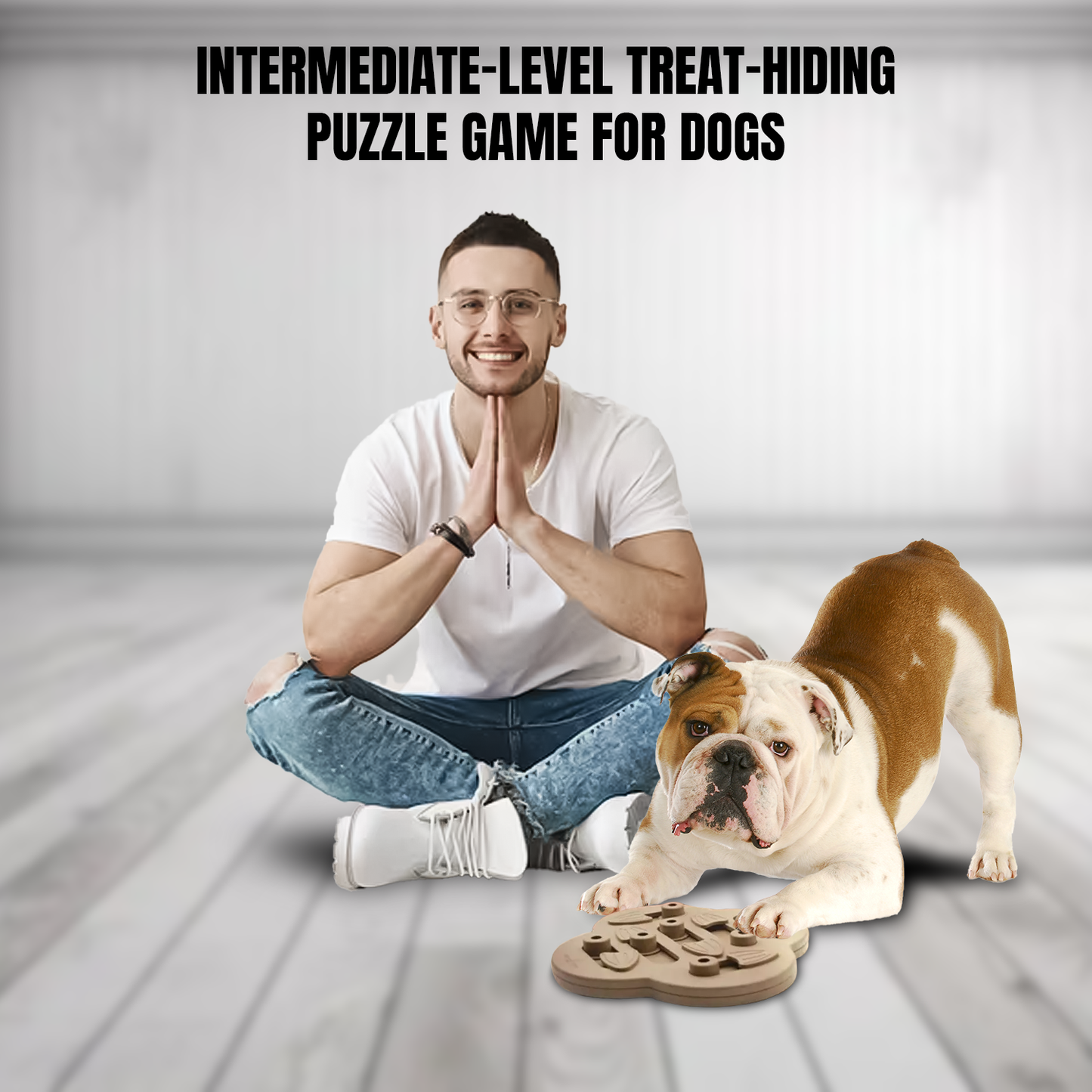 Dog Puzzle Toy – Interactive Slow Feeder for Dogs & Puppies, IQ Training Treat Dispenser