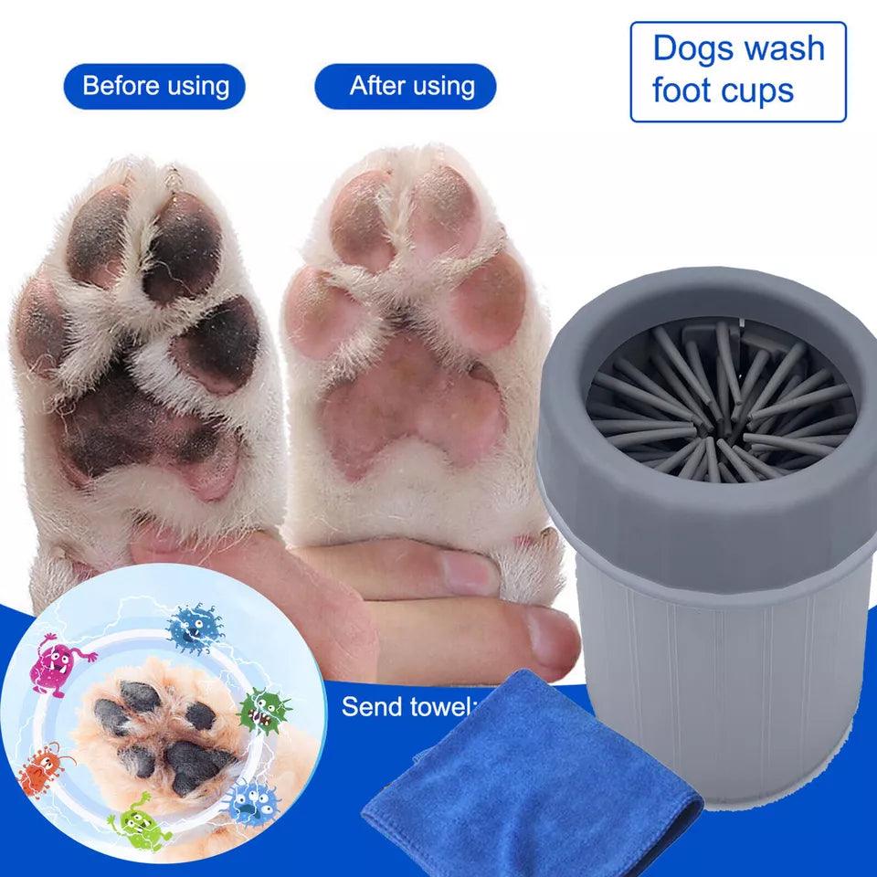 Dog Feet Cleaner - Portable Pet Foot Washer Cup Dog Cat Cleaner Paw Clean Brush Cup Quickly Wash