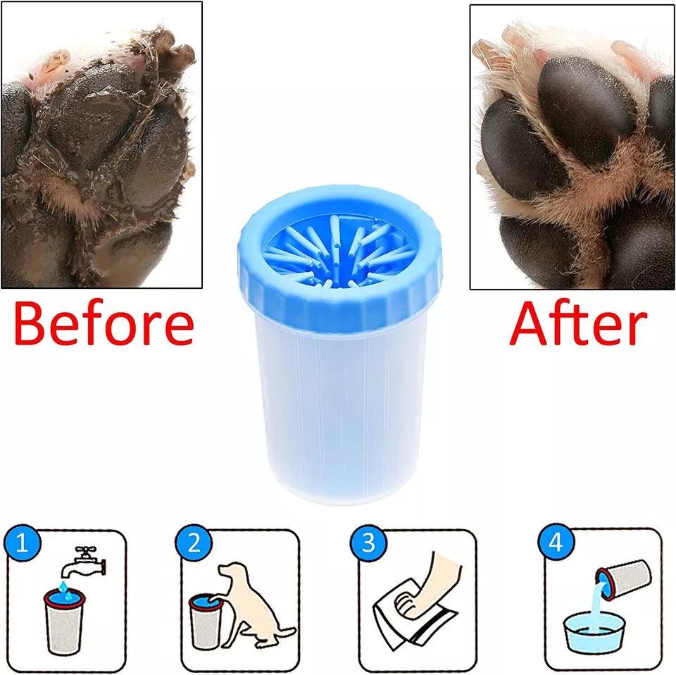 Dog Feet Cleaner - Portable Pet Foot Washer Cup Dog Cat Cleaner Paw Clean Brush Cup Quickly Wash