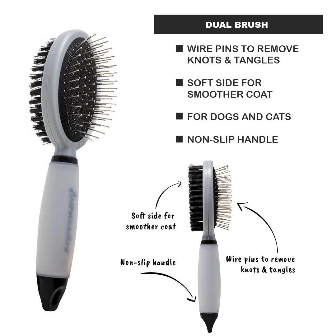 Grooming Brush for Dogs - All Pet Solutions Dog Puppy Cat Pet Grooming Comb, Slicker Brush, Dematting Tool
