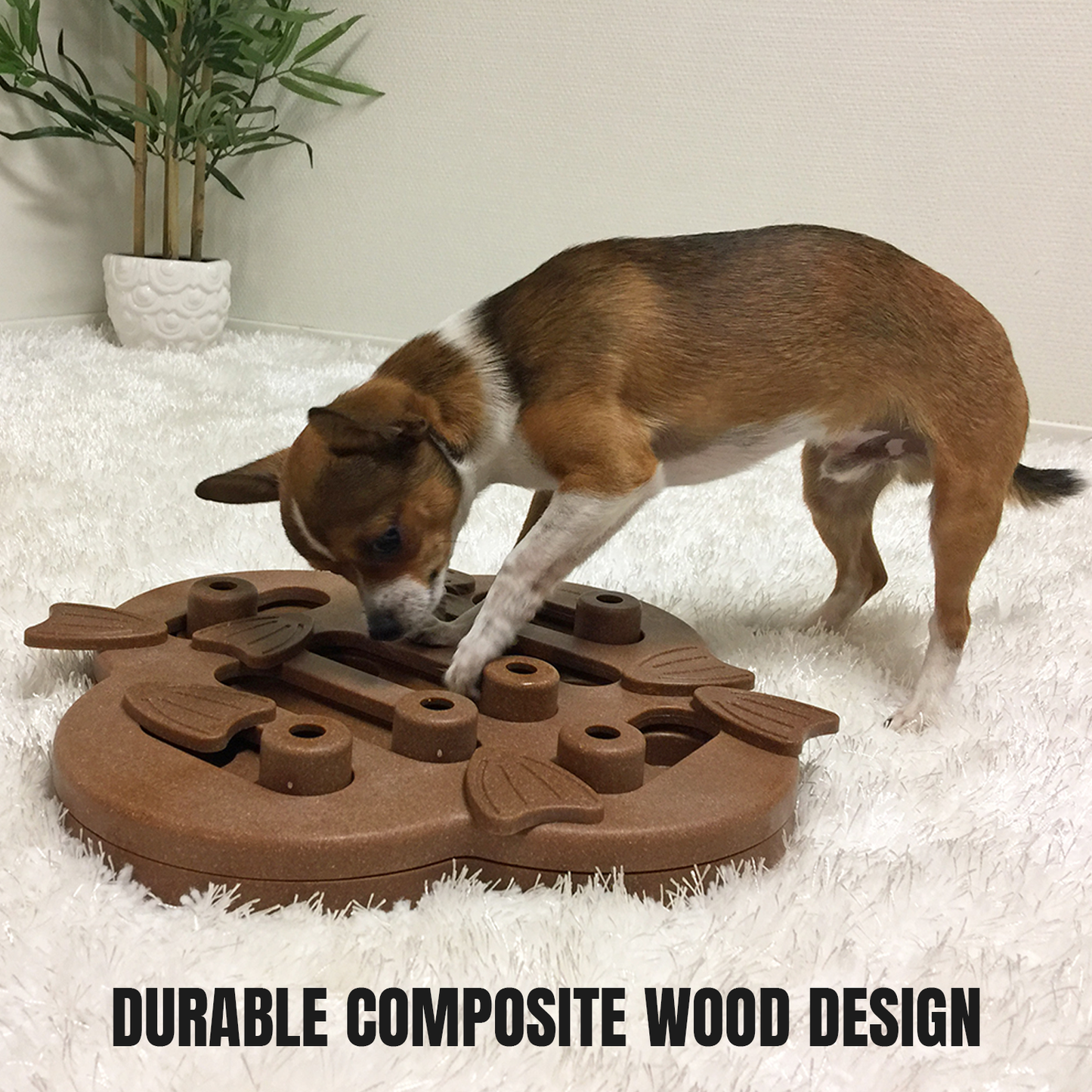 Dog Puzzle Toy – Interactive Slow Feeder for Dogs & Puppies, IQ Training Treat Dispenser