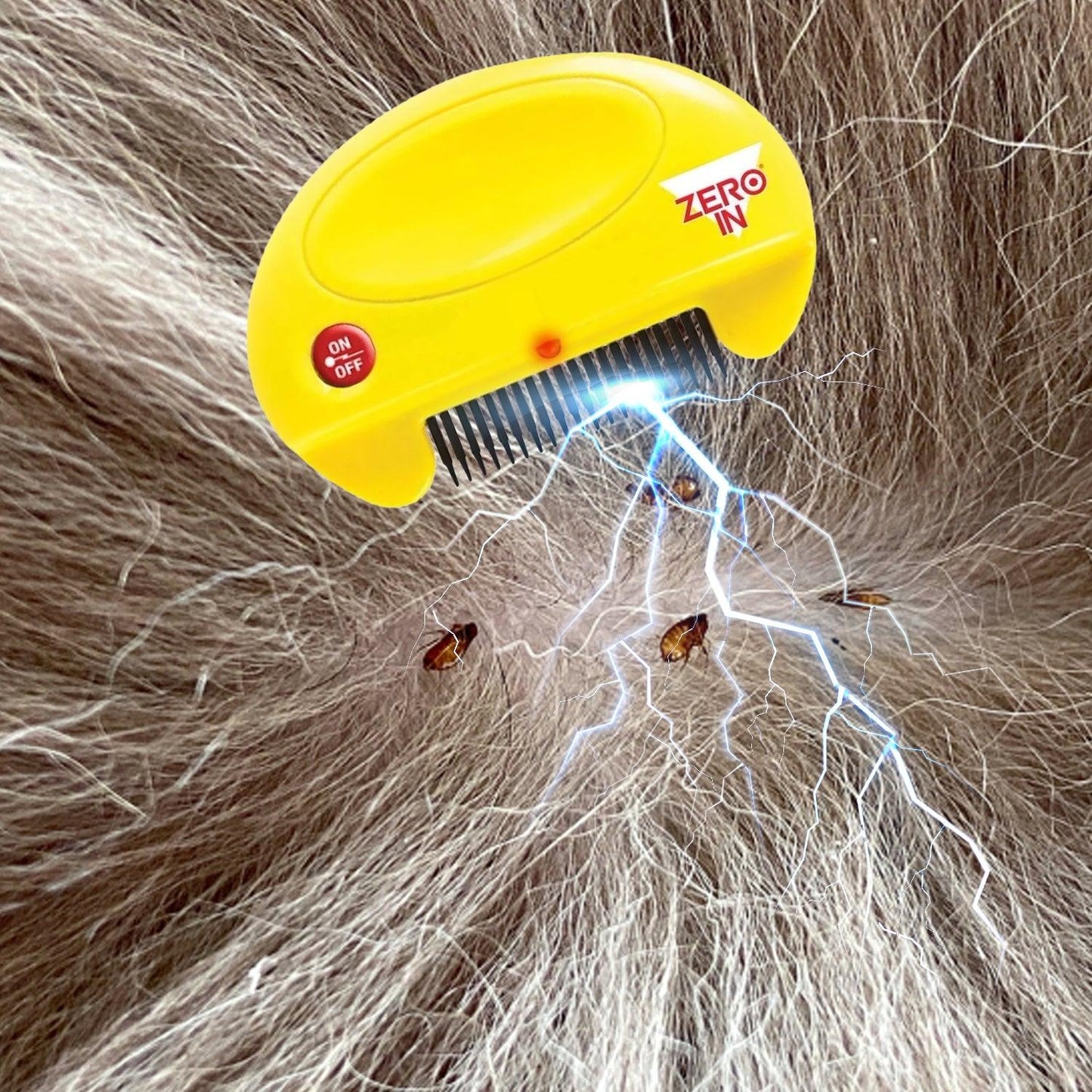 Electric Flea Combs -  Flea Killer Electric Comb for Pet Cats Dogs Kills Eggs Fleas Safe Effective No Chemical Comb
