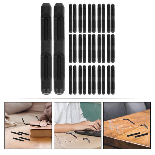 Ear Cushions for Glasses - 10 Pairs Silicon Ear Pads for Eye glasses Eyewear Sleeve Retainer Anti-Slip Ear Hook Holder For Glasses