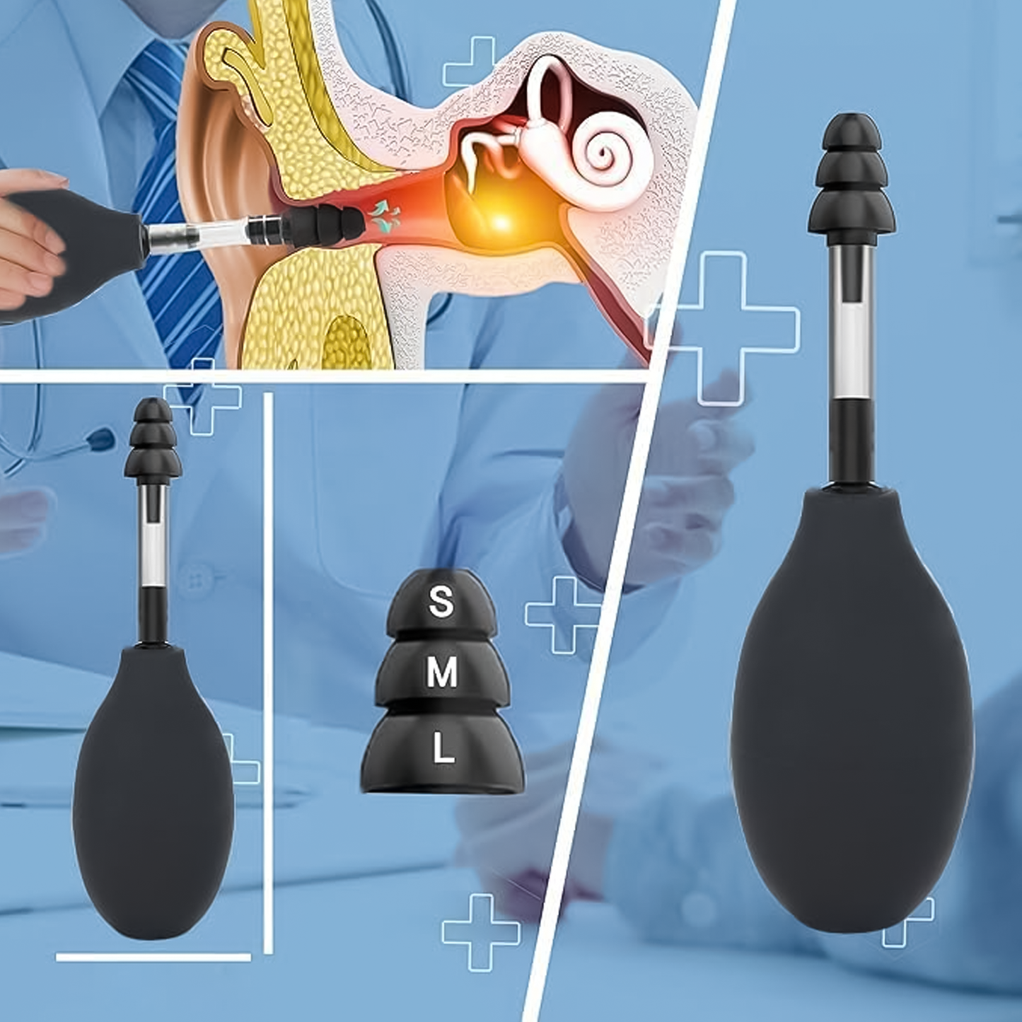 Ear Pressure Relief Device – Natural Tension & Pressure Reduction for Headache Relief